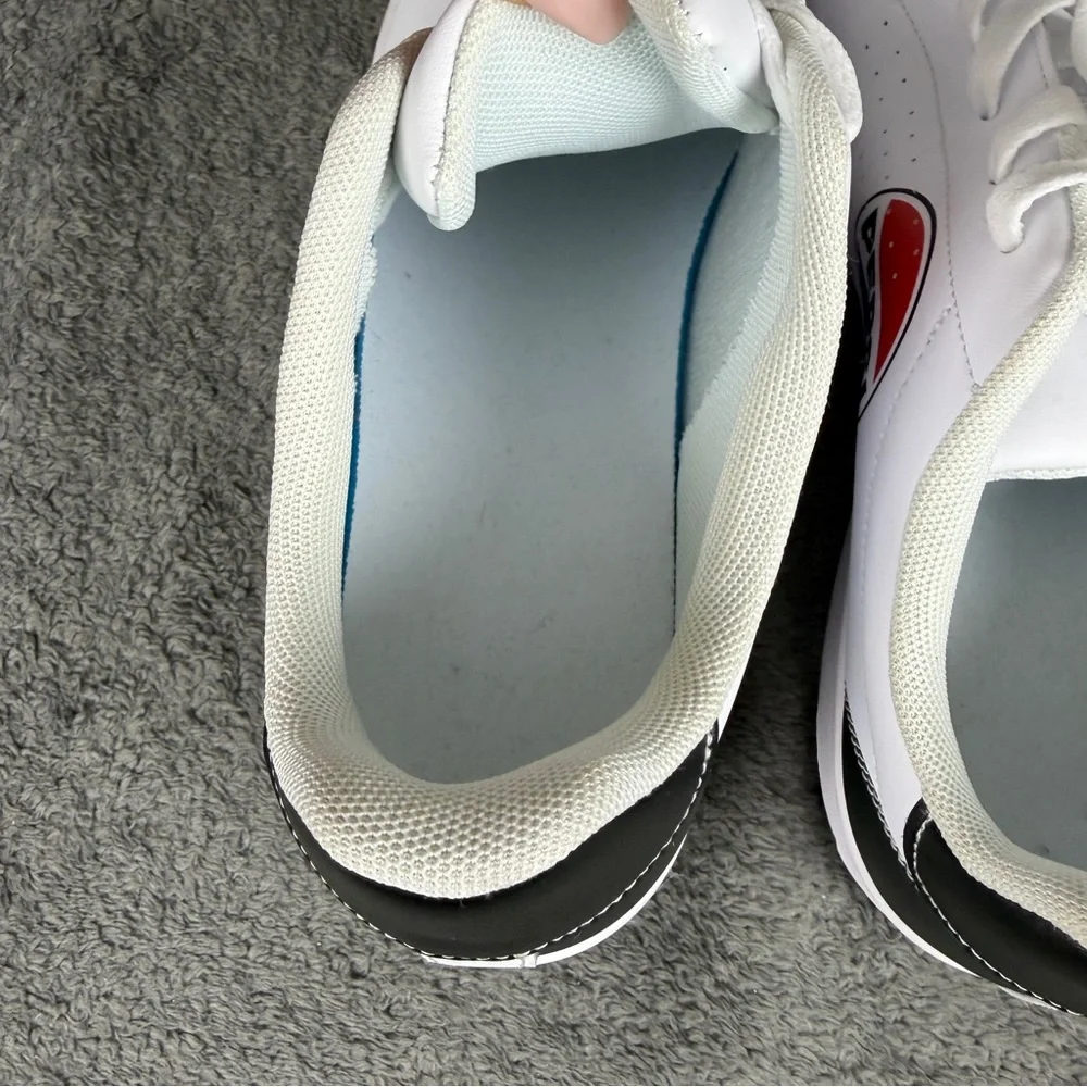 PEPSI Shoes Men’s 12 White Sneakers Lace Up Casual Athletic Retro Tennis Logo - Picture 11 of 12